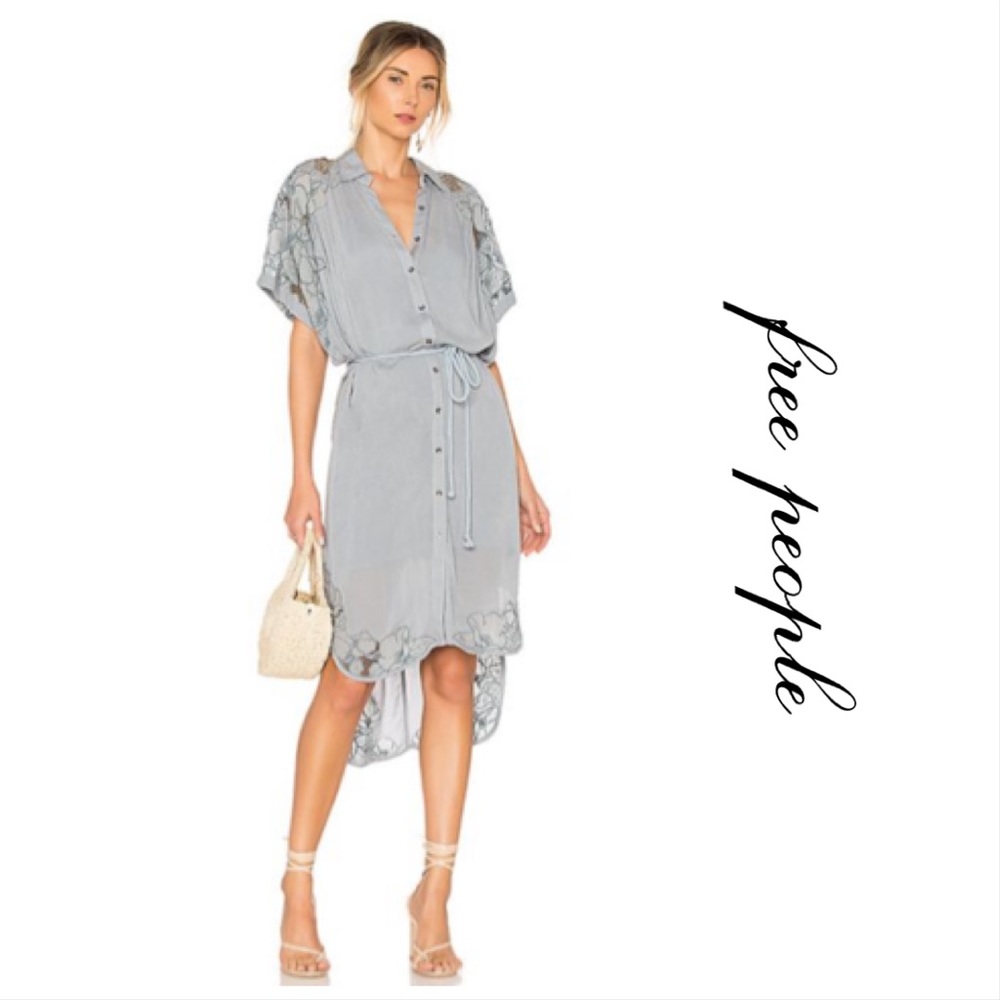 NWT • Free People • Cut It Out Midi Dress